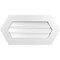 Ekena Millwork Half Round Surface Mount PVC Gable Vent: Functional, w/ 3-1/2"W x 1"P Standard Frame, 32"W x 16"H GVPHR32X1601SF - alternate 1